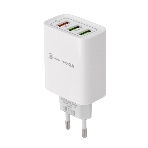 Сетевое зарядное устройство Rexant 3 x USB, 5V, 3 А + 1 А + 1 А, белый, фото4