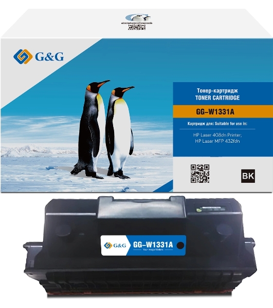 Картридж лазерный G&G GG-W1331A W1331A, черный (5000 стр.) для HP Laser 408dn/MFP 432fdn