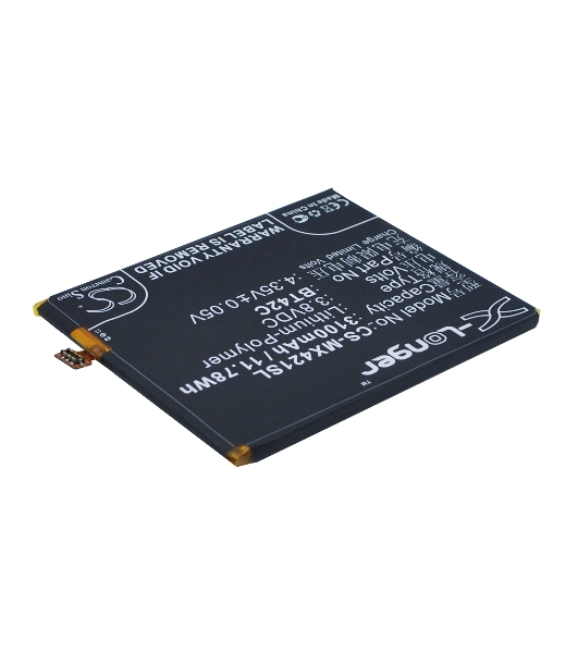Аккумулятор CS-MX421SL BT42C для Meizu M2 Note 3.8V, 3100mAh, 11.78Wh
