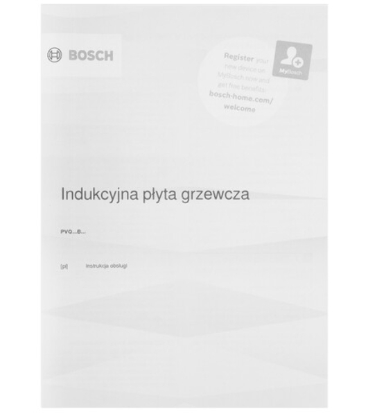 Индукционная варочная панель Bosch PVQ61RBB5E