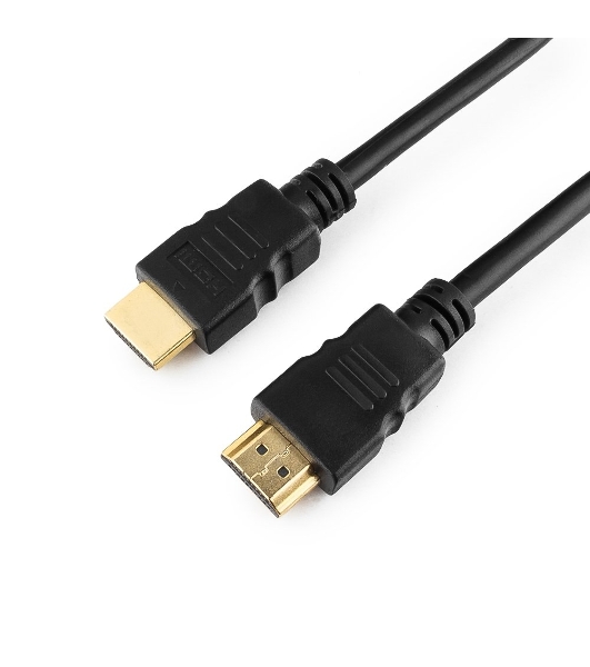 Кабель Cablexpert HDMI CC-HDMI4-15, 19M/19M, v2.0, медь, позол.разъемы, экран, 4.5м, черный, пакет