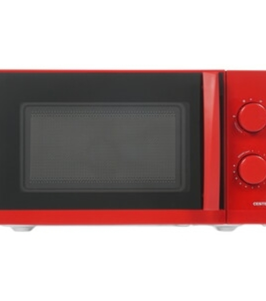 Микроволновая печь Centek CT-1571 красный, 20 л, 700 Вт, переключатели - поворотный механизм