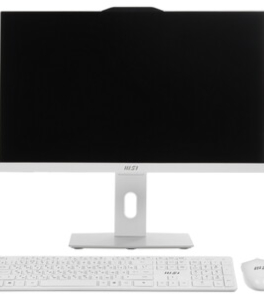 Моноблок MSI Modern AM242P 1M AiO 23,8' FHD (1920x1080)IPS AG Non-touch,Core i3-100U (1.2GHz),8Gb DDR5(1*8GB),512Gb SSD M.2, Intel UHD, WiFi, BT, camera, WirelessKB&mouse Eng/Rus, No OS,1y,черный (9S6-AE0721-1477/9S6-AE0721-1032)