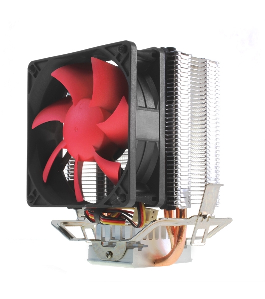 вентилятор CROWN Кулер для процессора CM-92 (Для Intel и AMD, TDP до 95 Ватт, 2шт. медных теплопроводных трубок, Гидродинамическии подшипник, Размер: 117*79*113 мм)