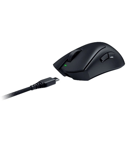Мышь беспроводная/проводная Razer DeathAdder V3 Pro черный, 30000 dpi, радиоканал, USB, кнопки - 6