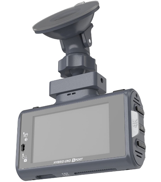 Видеорегистратор Silverstone F1 Hybrid UNO SPORT 4K Wi-Fi, 3840x2160, 3', GPS/ГЛОНАСС, Wi-Fi, G-сенсор, GPS-информатор