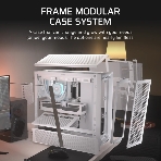 Компьютерный корпус без блока питания Corsair Frame 4000D, Midi-Tower, TG, no fan, 2xUSB-A 3.2, 1xUSB 3.2 Type-C, E-ATX, ATX, mATX, mITX White, фото11