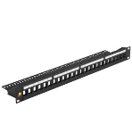 Патч-панель наборная Lanmaster LAN-PPAR24OK-UTP 19' 1U 24xRJ45 UTP, фото 1