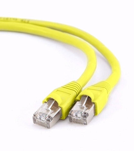 Патч-корд FTP Cablexpert cat.6, 5м, литой, многожильный, желтый