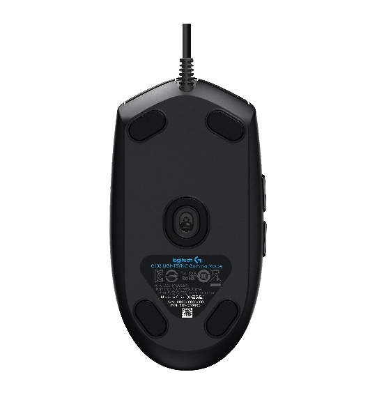 Мышь проводная Logitech G102 LIGHTSYNC черный, 8000 dpi, USB, кнопки - 6