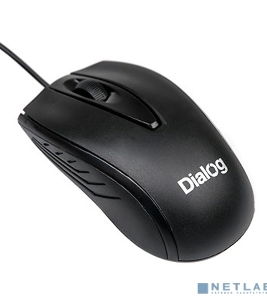 Мышь проводная Dialog Comfort MOС-17U черный, 1200 dpi, USB, кнопки - 3