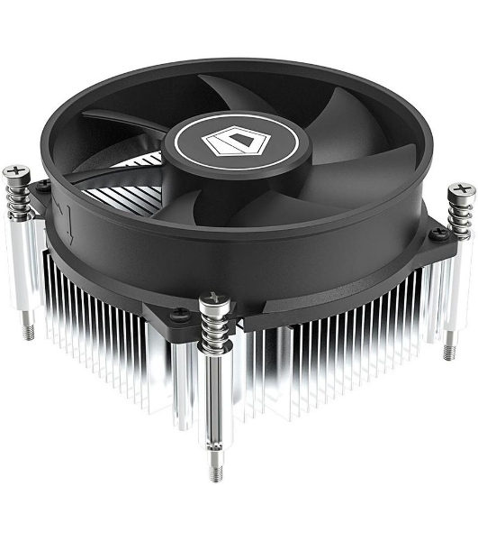 Кулер ID-COOLING DK-19 PWM серебристый/черный 92мм алюминий 2200rpm 26db 4-pin 95W 55мм