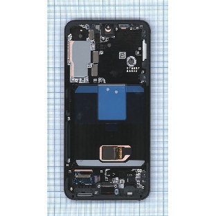 Дисплея для Samsung Galaxy S22 SM-S901B в сборе с тачскрином ServicePack, серый (GH82-27520E)