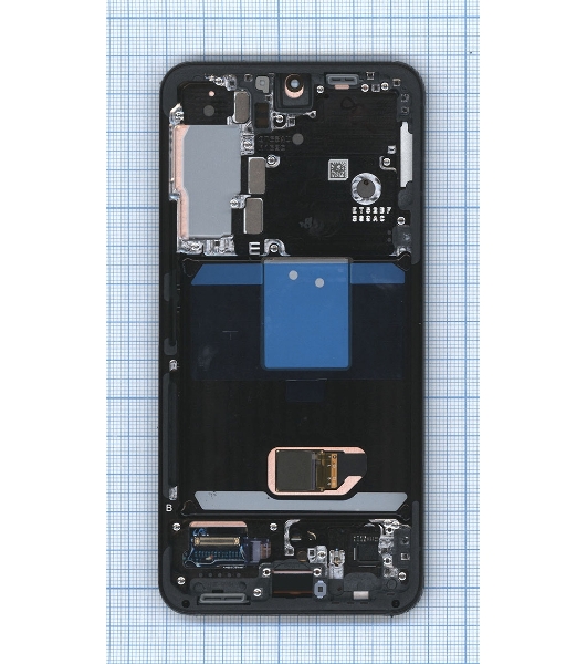 Дисплея для Samsung Galaxy S22 SM-S901B в сборе с тачскрином ServicePack, серый (GH82-27520E)