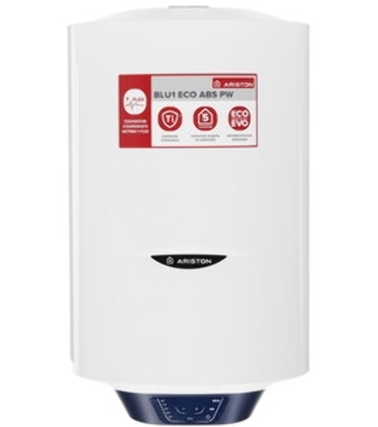 Водонагреватель электрический Ariston BLU1 ECO ABS PW 30 V SLIM белый, накопительный, 30 л, 1,5 кВт