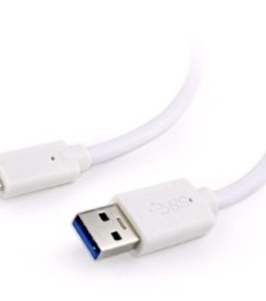 Кабель USB Cablexpert CCP-USB3-AMCM-1M-W, USB3.0 AM/USB Type-C, 1м, белый, пакет