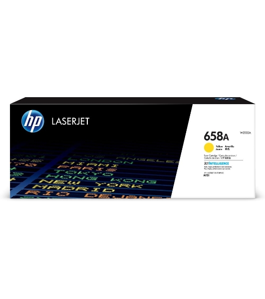Картридж лазерный HP 658AW2002A желтый для HP CLJ Enterprise M751 (6000 стр.)