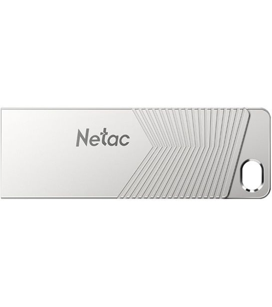 Флешка USB Netac UM1 (NT03UM1N-032G-32PN), 32Gb, USB 3.2, R/W 150/45, серебристый