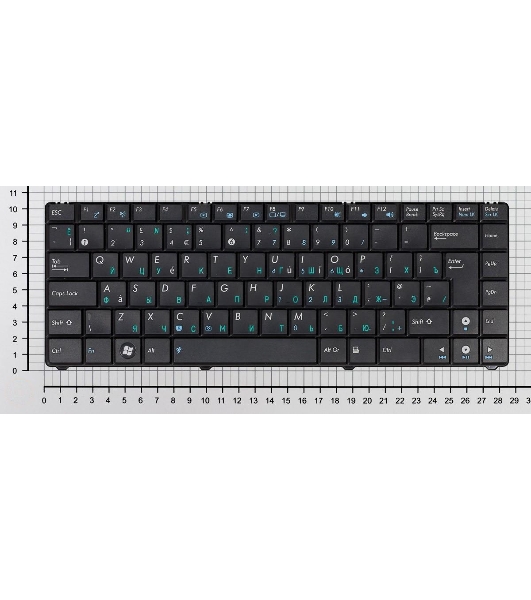 Клавиатура для ноутбука Asus N20 N20A N20H черная