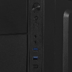 Компьютерный корпус с блоком питания 450Вт. Сase Forza mATX, 450W, 2xUSB 3.0, Black, w/o FAN, 12 см fan PSU, power cord, фото14