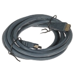 Кабель HDMI C-HM-HM-3M Wize, 3 м, v.2.0, 19M/19M, позол.разъемы, экран, черный, пакет, фото3