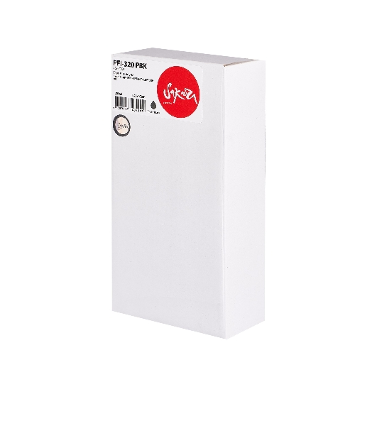 Картридж струйный Sakura 2890C001 (PFI-320 BK) для Canon, черный, 300 мл.