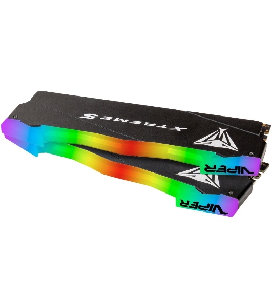 Оперативная память Patriot Viper Xtreme 5, DDR5, 48GB (2x24GB), 8000MHz, CL38, DIMM, с радиаторами, RGB, черный