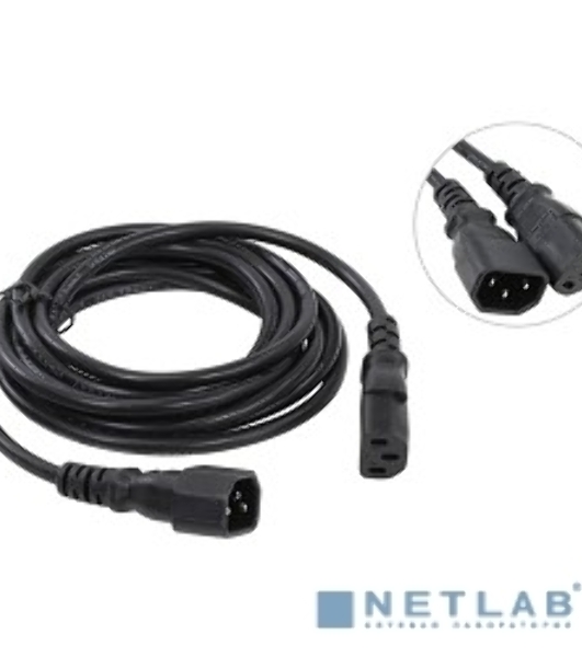 Кабель монитор - компьютер 220V (UPS -> устройство) VCOM VDE 3G*0.75мм (CE001-CU) 3 м