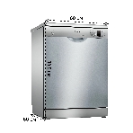 Посудомоечная машина Bosch SMS25AI05E, серебристый, 60 см, 12 компл., сушка конденсационная, 48 дБ, класс A++, фото3