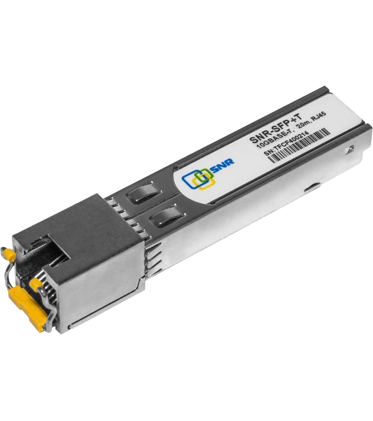 Модуль SNR SFP+ 10G с интерфейсом RJ45, до 20м