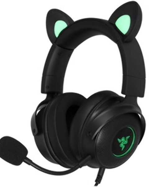 Гарнитура Razer Kraken Kitty V2 Pro чёрный, проводная, USB, подсветка