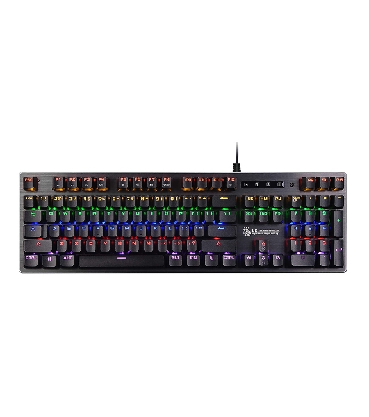 Клавиатура проводная A4Tech B760 механическая черный/серый USB Gamer LED