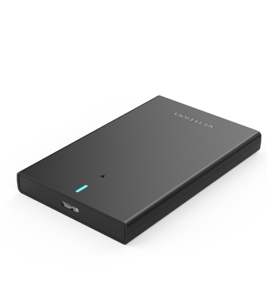 Внешний корпус Vention для HDD/SSD 2.5' (USB 3.0 Mirco-B) черный