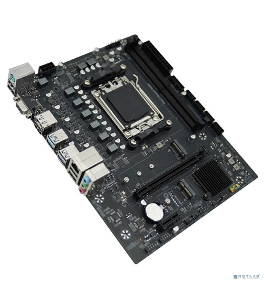 Материнская плата AFOX B650D5-MA-V2, AM5, AMD B650, 2xDDR5, 4xSATA, 1xM.2, 1xPCIe 4.0 x16, 1xPCIe x1, 1xHDMI, 1xDP, 1xVGA, 1x 1Gb LAN, 8xUSB-A (3x3.2 Gen 1, 5x2.0), 3x3.5 мм, 5.1, microATX