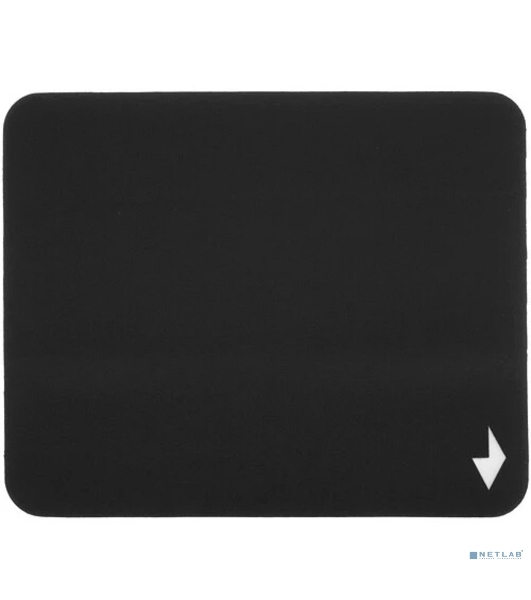 Коврик для мыши Gembird MP-BLACK-S, черный, 220х180х2мм, ткань/резина, пакет