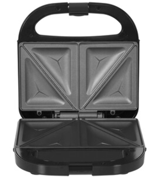 Сэндвичница MAXVI SM751S silver-black