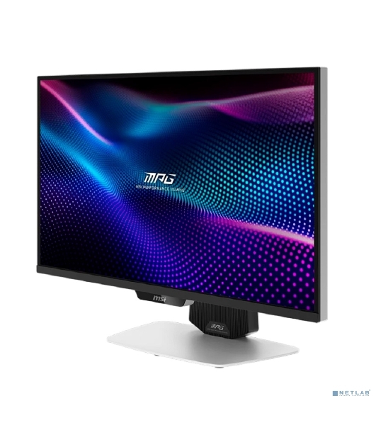 Монитор 27' MSI MPG 274URDFW E16M Rapid IPS 3840x2160, 160 Гц, 0.5 мс, 16:9, 400 кд/м², 2xHDMI 2.1, DP 1.4a, USB-C (98 Вт), 3.5 Jack, USB Hub (2x USB), Adaptive-Sync, белый