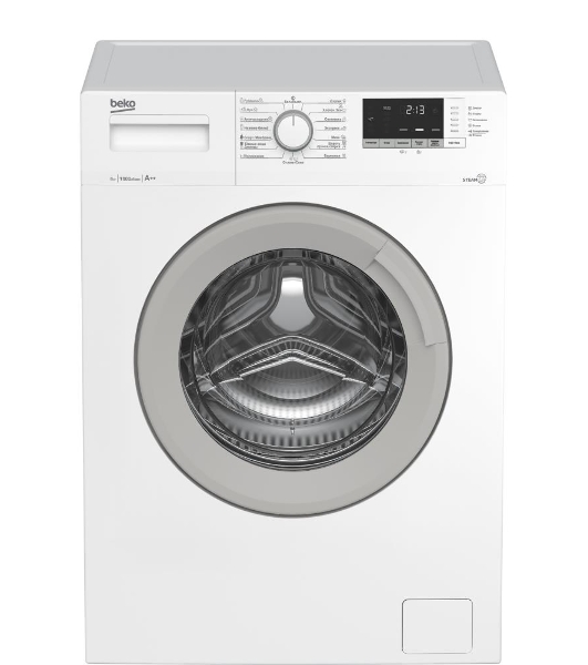 Стиральная машина Beko WSDN63512ZSW белый, загрузка фронтальная 6 кг, 1000 об/мин., класс: А