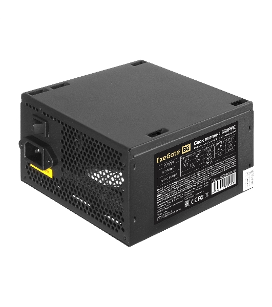 Блок питания ExeGate 850PPE (EX292162RUS-PC), 850В, 120мм, черный