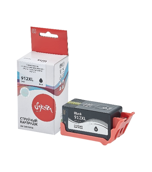 Картридж струйный Sakura 3YL84AE (№912XL Black) для HP, черный, 30 мл., 825 к.