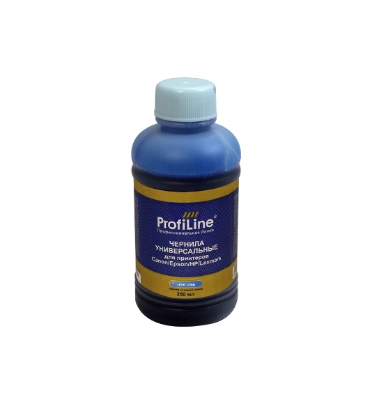 Чернила ProfiLine Premium для принтеров Canon/Epson/HP/Lexmark Light cyan 250 мл водн
