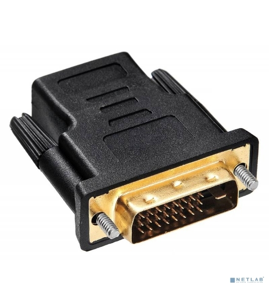 Адаптер Buro HDMI-19M(F)/DVI-D(M) с позол. конт.