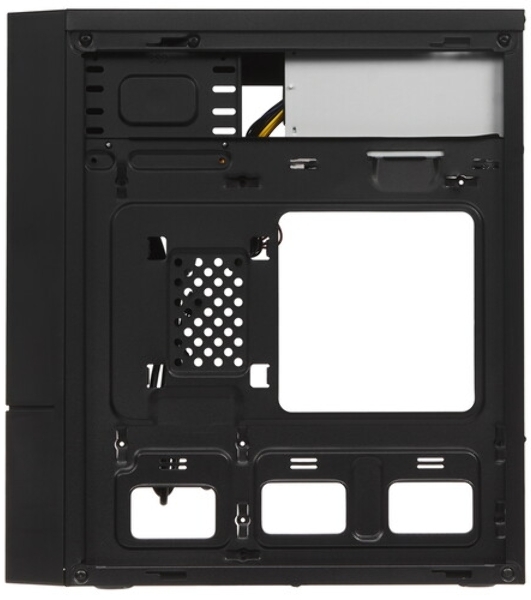 Компьютерный корпус с блоком питания 450Вт. Сase Forza mATX, 450W, 2xUSB 3.0, Black, w/o FAN, 12 см fan PSU, power cord