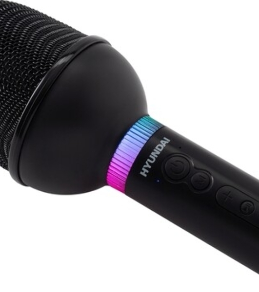 Микрофон беспроводной Hyundai H-MIC101 черный
