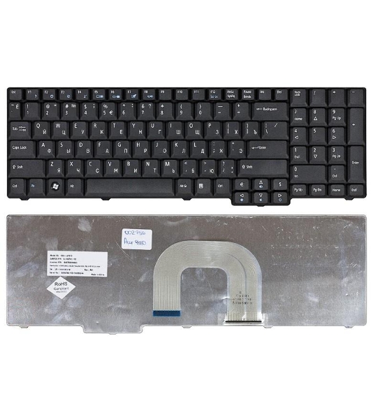 Клавиатура для ноутбука Acer Aspire 9800 9810 черная