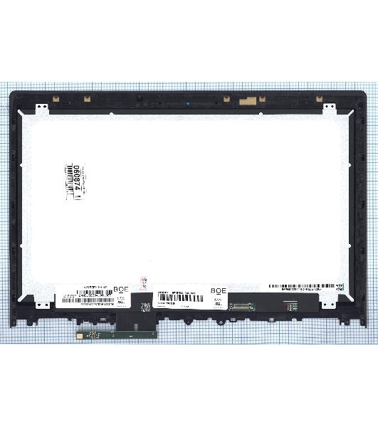 Модуль (матрица + тачскрин) для Lenovo Edge 2-1580 черный с рамкой