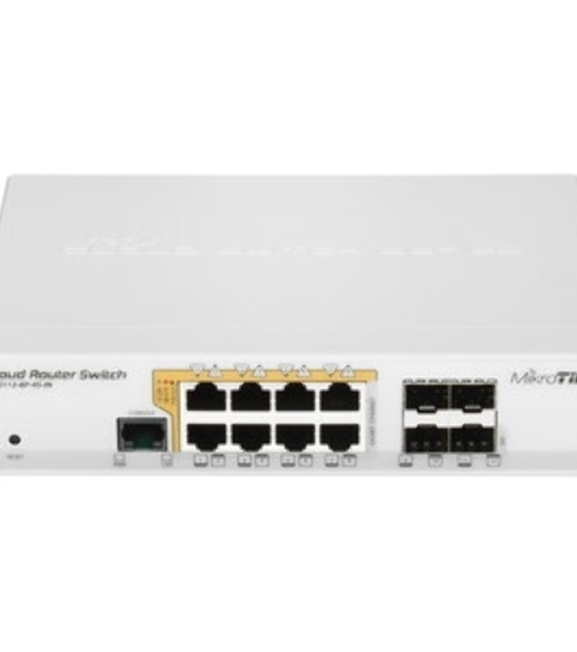 Маршрутизатор 8PORT 1000M 4SFP CRS112-8P-4S-IN MIKROTIK