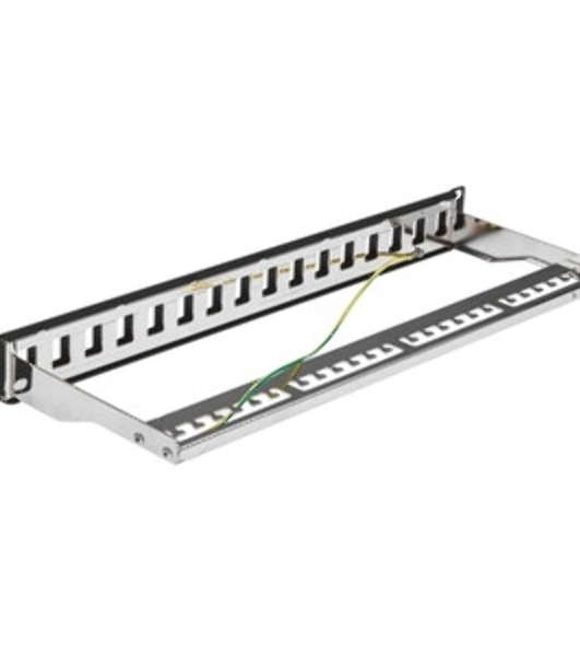 Патч-панель наборная Lanmaster LAN-PPN16OK-UTP 19' 1U 16x UTP