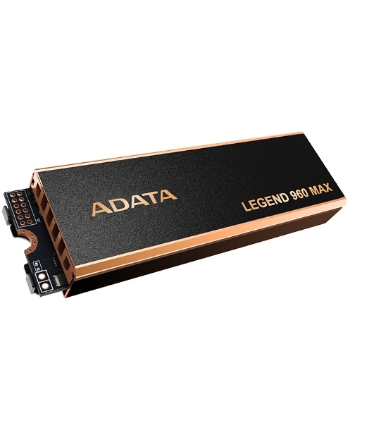 Накопитель SSD ADATA LEGEND 960 MAX, 1Tb, PCIe 4.0 x4, M.2 2280, NVMe, R/W 7400/6000, с радиатором