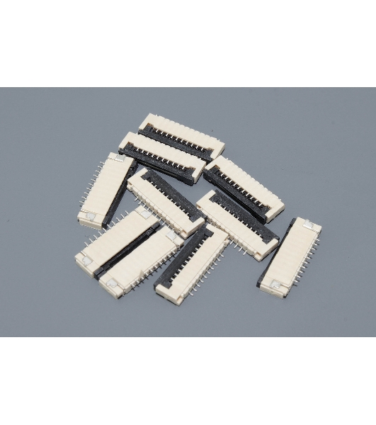 Разъем FPC Flip-Lock 1010-10RLGF 10 pin высота 1мм шаг 1мм 10 шт